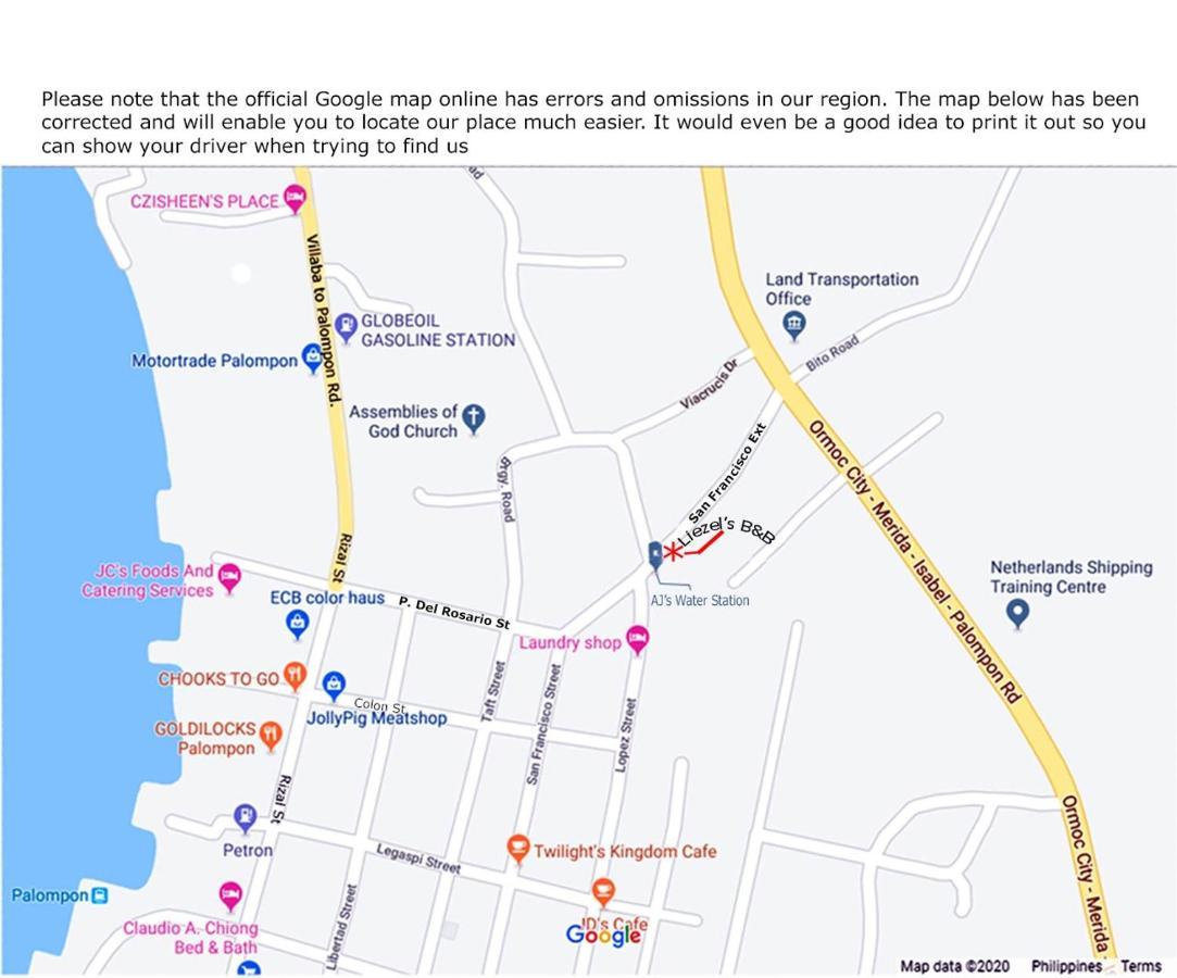 Leizel'S Bed & Breakfast Palompon ภายนอก รูปภาพ